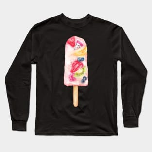 Fruity Ice Pop Popsicle Long Sleeve T-Shirt